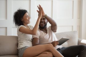 high five