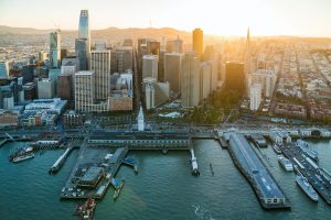 areal photography of cityscape